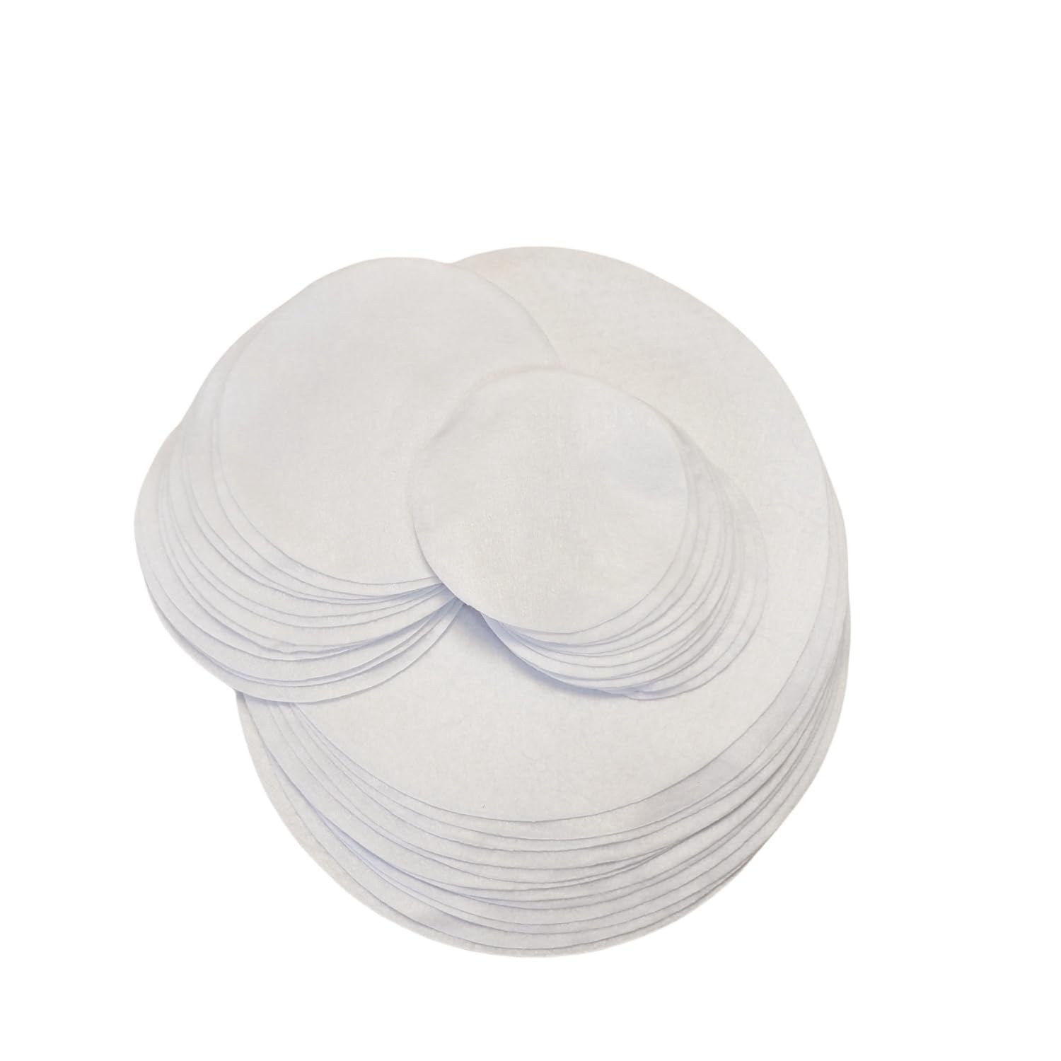 Supvox® Plates Organizer for Kitchen - Felt Plate Dividers,36 PCS Soft Premium Felts Protectors to Porcelain Cookware Storage,Washable, 12 Each of 10.5/7/5 inch-White