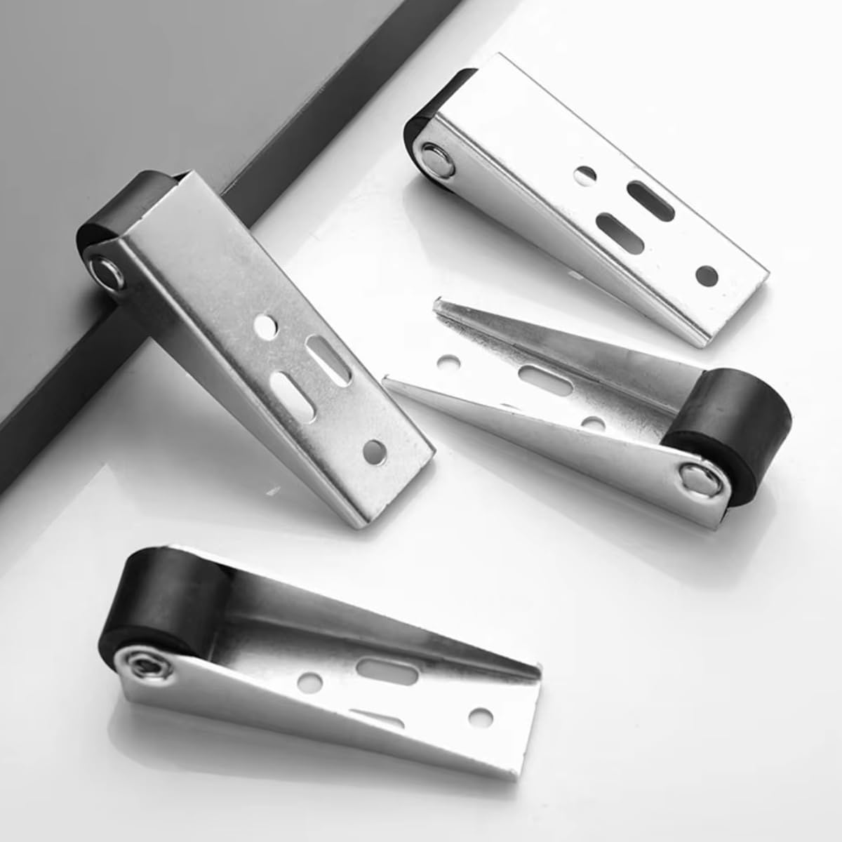 Serplex Caster Wheels for Wooden Doors with 2.68 in Rigid Design and Precision Bearings | Anti Sagging Support for Home and Commercial Use