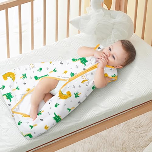 SNOWIE SOFT® Baby Swaddles for Newborns 100% Cotton Swaddle Wrap Arms Up Sleeping Blanket Zipping Bag Sleep Sacks Startle Reflex 0-6 Months 2 PCS