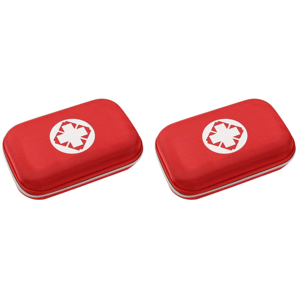 PROBEROS First Aid Kit Bag for Travel Camping and Home with Waterproof EVA Case 21x13x5cm | 2PCS