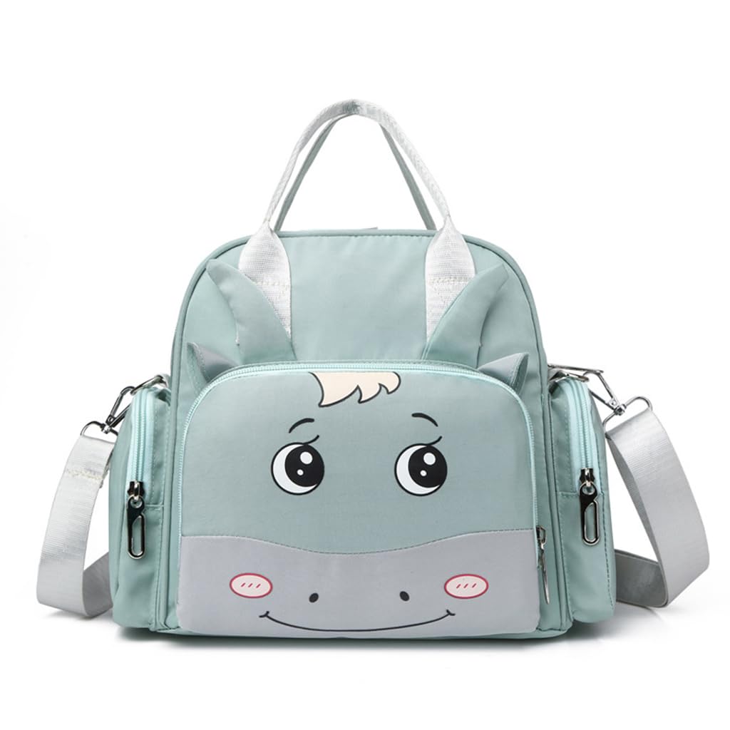 ZIBUYU® Diaper Bags for Mom for Travel Lightweight Baby Bag with Shoulder Strap Tote Bag Cute Fashion Cartoon Print Maternity Bag Mother Bag for Baby Travel Motherly Diaper Bags