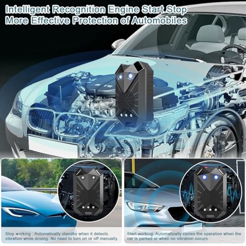 STHIRA® Ultrasonic Mouse Repellent Automotive Ultrasonic Animal Repelle with Smart Motion Senor, Sound Alarm with Flash Light, Multipurpose Animal Repeller Device for Home & Car