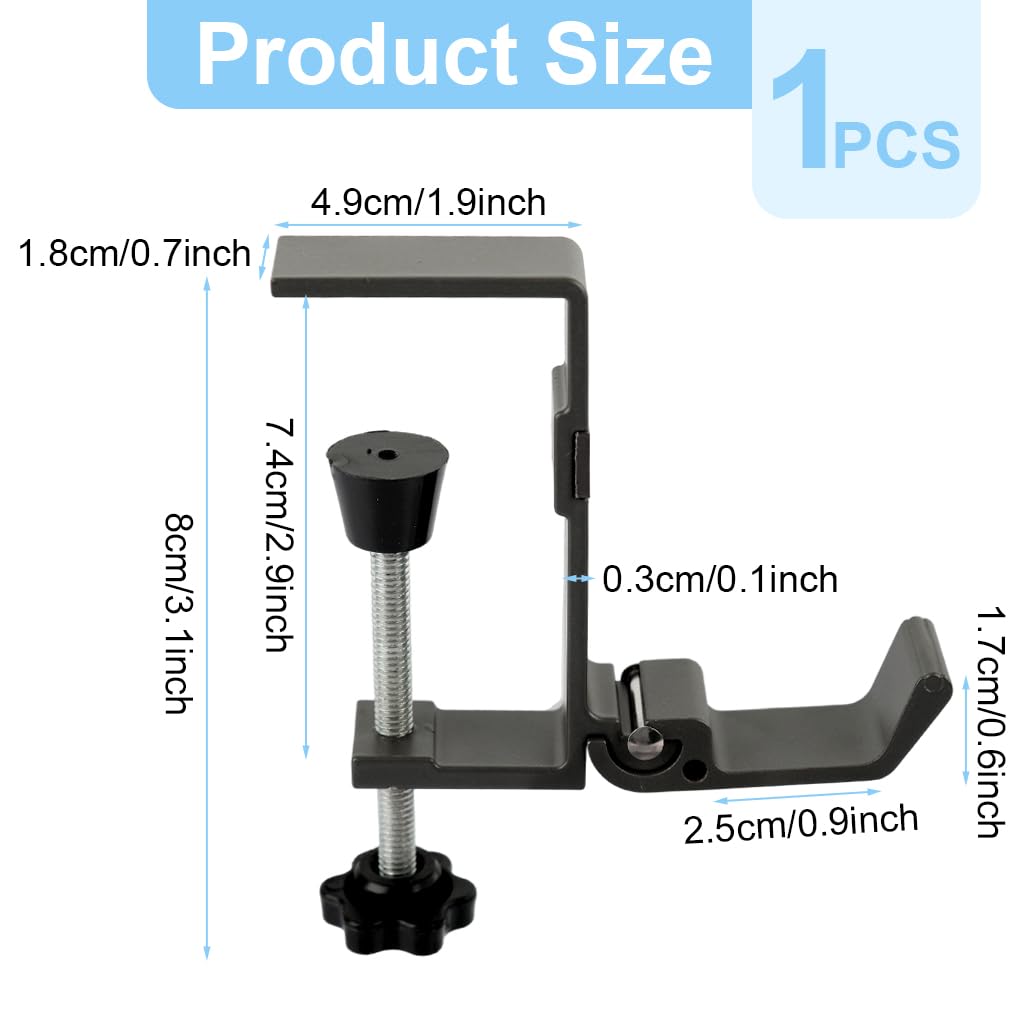 HASTHIP Folding Desk Bag Hook for Office and Travel Use with Foldable Metal Design