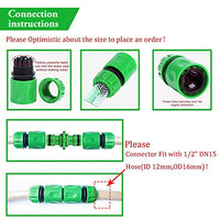 HASTHIP® 10Pcs Hose Pipe Connector for Tap & Garden Hose, Universal Tap Connector with 2 Double Male Snap Connector & 6 Hose End Quick Connector & 2 Hose Tap Connector, Suit for 1/2in 3/4in