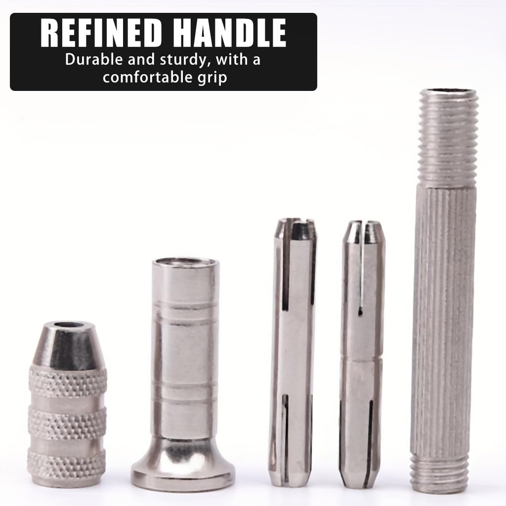 HASTHIP Needle Awl Set for Leather and Shoe Repair featuring Ergonomic Grip and 7 Pcs Stainless Needles