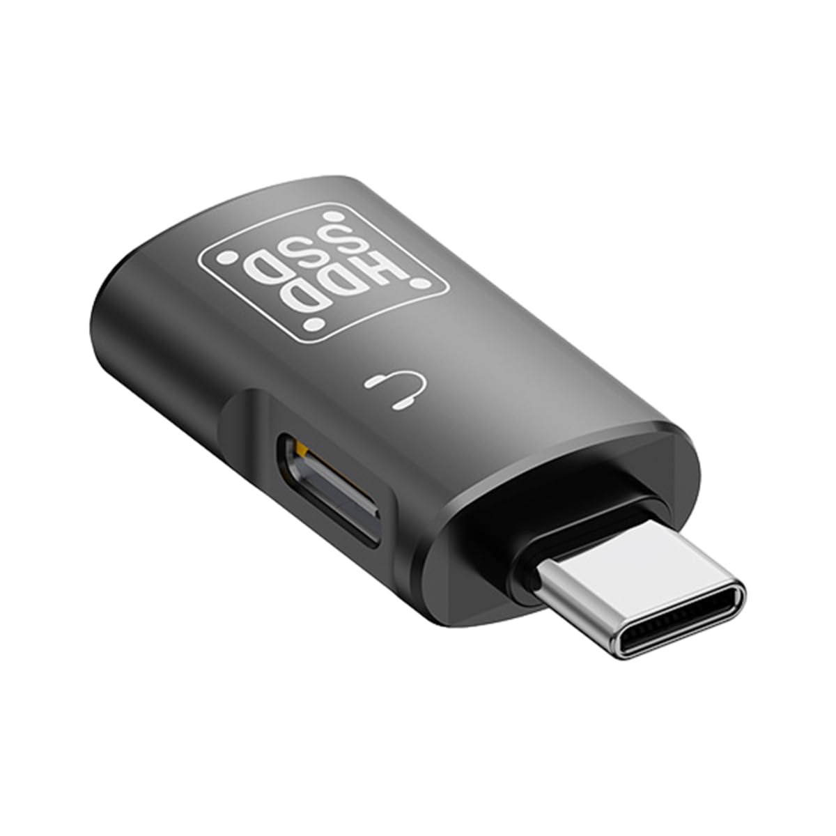 Verilux USB 3.0 to Type C Adapter for iPhone 15 and MacBook featuring Dual Type C Ports | 5Gbps Fast Data Transfer