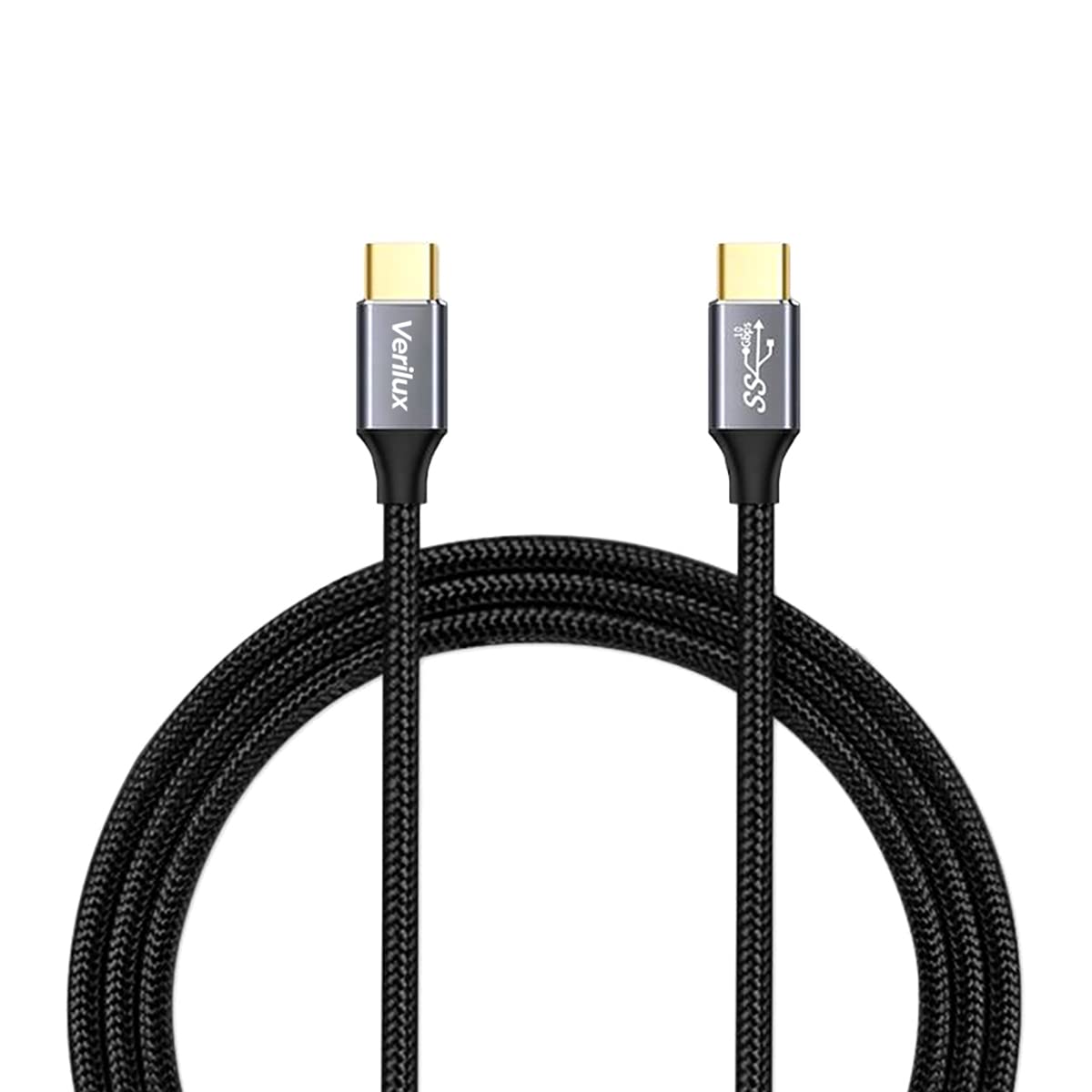 ZORBES® 100W 10Ft Type C to Type C Fast Charging Cable, USB C, USB 3.1 Gen 2 10Gbps Data Transfer Supports 4K HD Video Output, Thunderbolt 3, Compatible with MacBook Pro/Air, Hub, USB C Devices