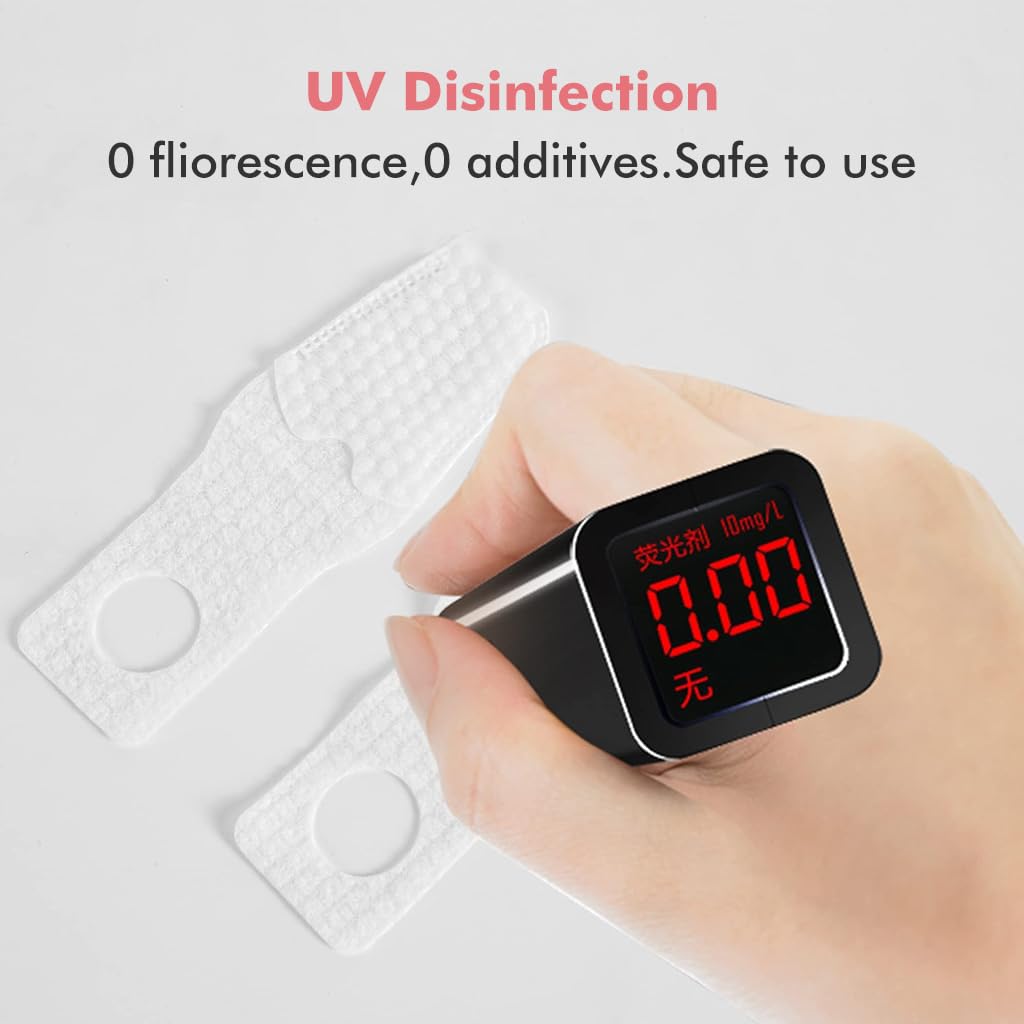 SNOWIE SOFT Baby Teeth Cleaning Wipes 30 pcs for Oral Care with Finger Cot Loop | Gum Safe