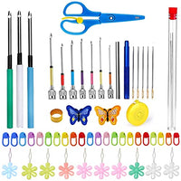 ELEPHANTBOAT® Tufting Punch Needles Kit for Threader Thimble Knitting Embroidery Poking Cross Stitch Craft Tools Embroidery Beginner