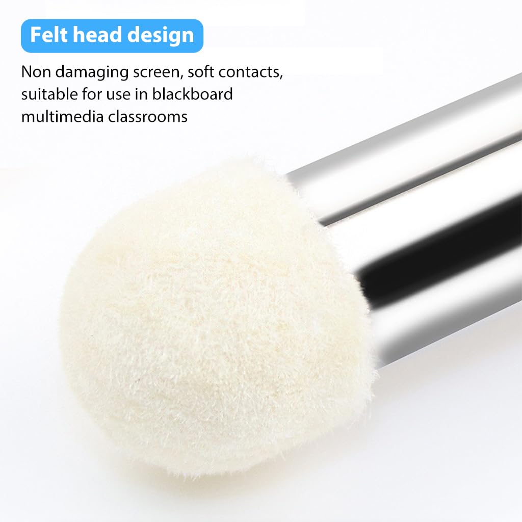 Climberty Telescopic Teachers Pointer for Presentations with Stylus Tip and ABS Handle | 1M Stainless Steel Extendable Tool in Black