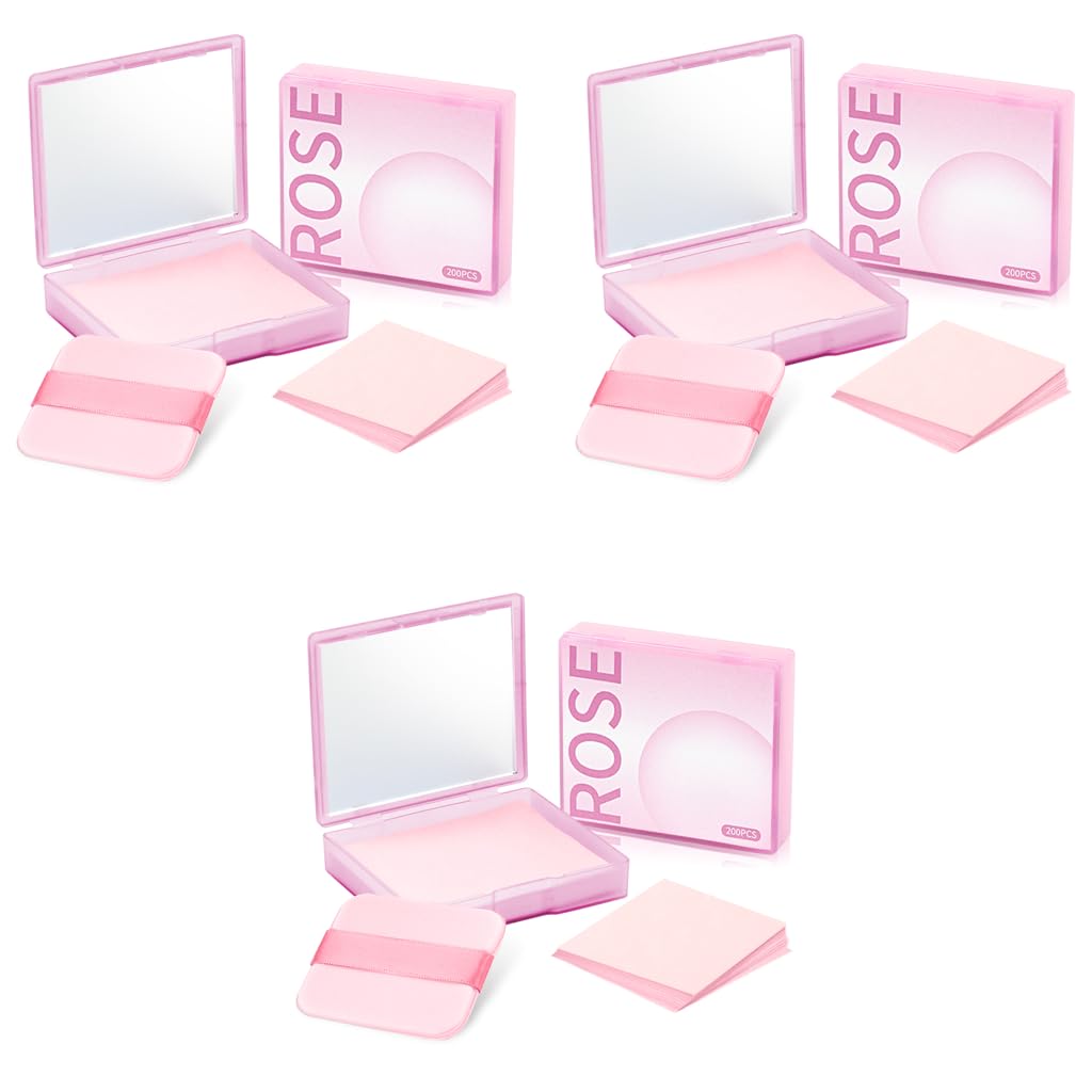 MAYCREATE blotting paper for oily face featuring dual action oil control with 200 pcs natural linen sheets