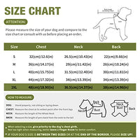 Qpets® Dog Sweaters for Medium Dogs, Dog Winter Clothes Outdoor Dog Coat Cotton Windproof Jacket for Dog, Zip Up Dog Warm Fleece Lining Dog Vest with Dual D Ring for Labrador(2XL)