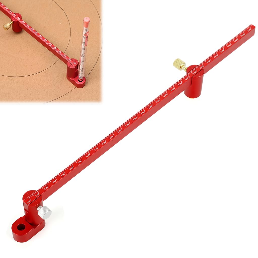 Serplex Woodworking Compass Scriber for Arc Drawing and Parallel Line Marking | 300mm Aluminum Alloy Precision Tool