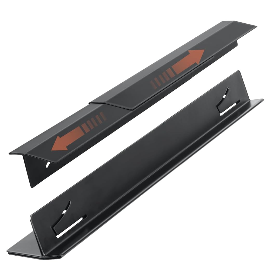 Supvox® 2PCS Stainless Steel Upgrade Exble Stove Gap Covers,Oven Guards for Sides, Heat Resistant Stove Cover Guards Length 13.8