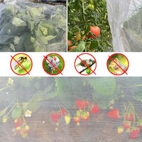 HASTHIP® 2.5*5m Ultra Fine Garden Mesh Netting for Plant Protctive, Durable PE Plant Netting Cover for Protect Your Vegetables, Fruits, Flower & Trees, Greenhouse Cover Protection Mesh Net Covers