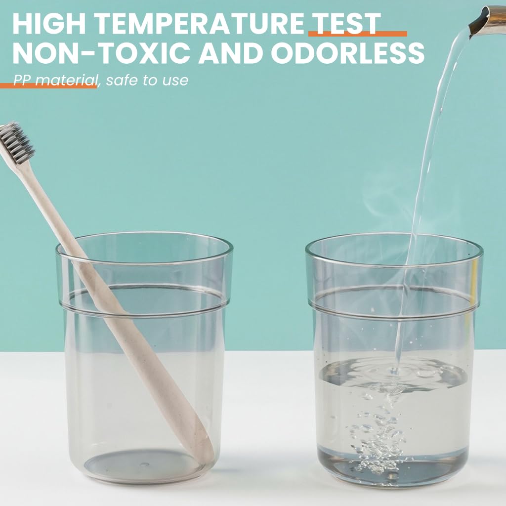 ZIBUYU Toothbrush Organizer for Bathroom Countertops with Open Air Hygienic Drying | Space Saving Stand for Families