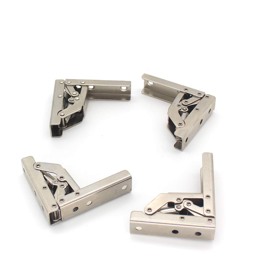 Serplex® 90 Degree Folding Door/Shelf Hinge Hidden Bracket Table Holder Furniture Parts(2pcs)