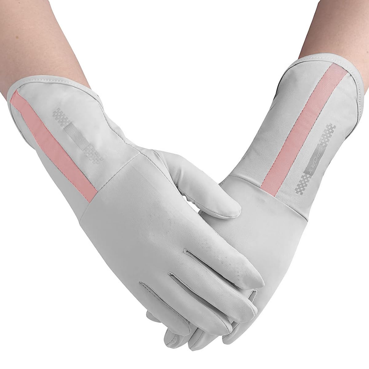 PALAY Hand Gloves for Bike Riding with Non Slip Touch Screen Design and UPF 50 Plus Sun Protection | 3PCS Grey for Women