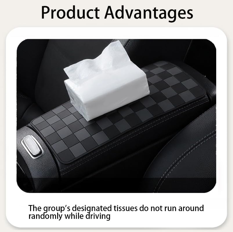 ZIBUYU Car Dashboard Anti Slip Mat for Secure Phone Placement with PVC Sticky Pad