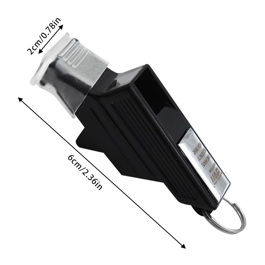 Proberos Sports Whistle for Coaches and Referees with 120dB High Pitch and Lanyard | 3 Pcs Durable ABS