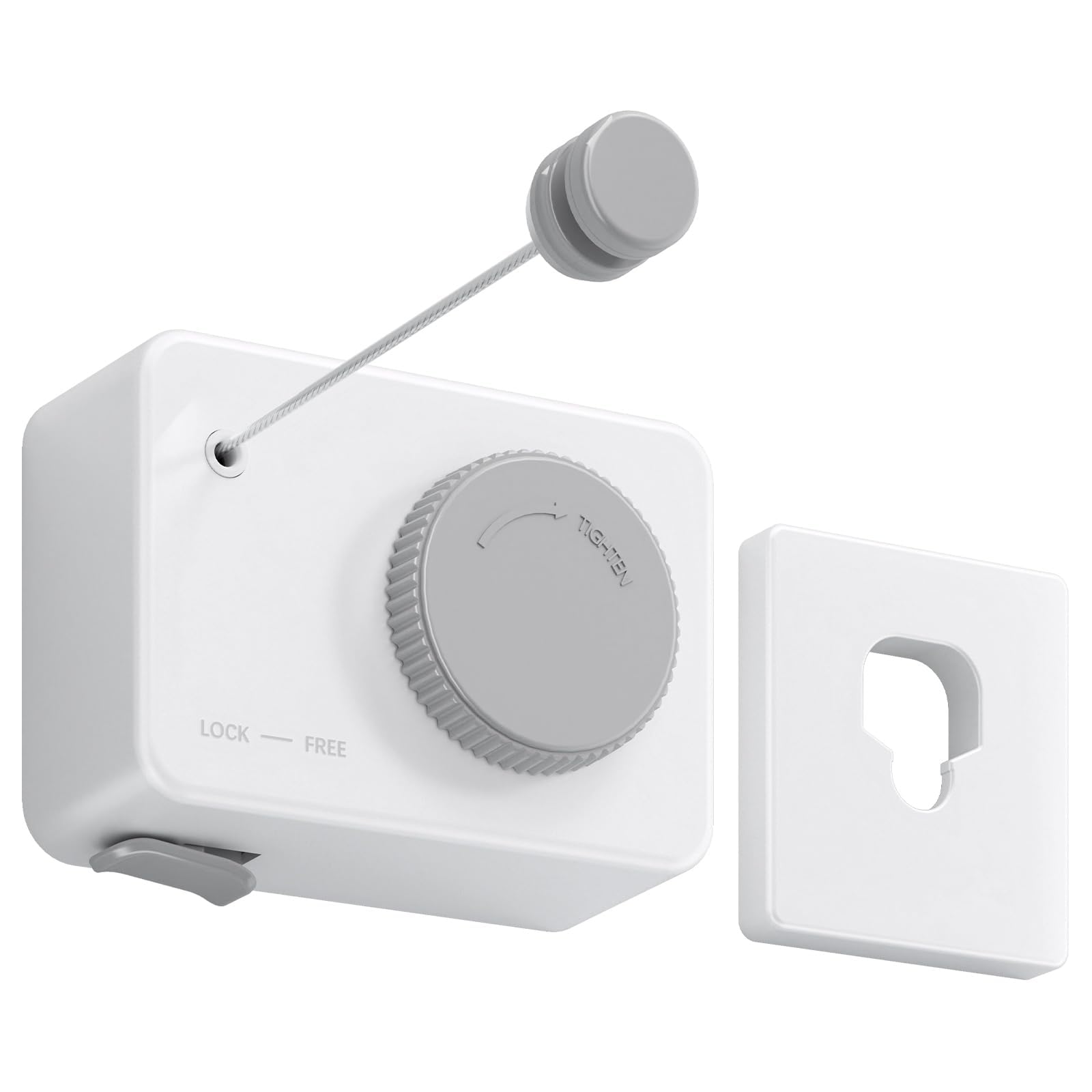 HASTHIP Retractable Clothesline for Indoor and Outdoor Use with One Button Retract | 4.2m Stainless Steel Adjustable Tension Laundry Line