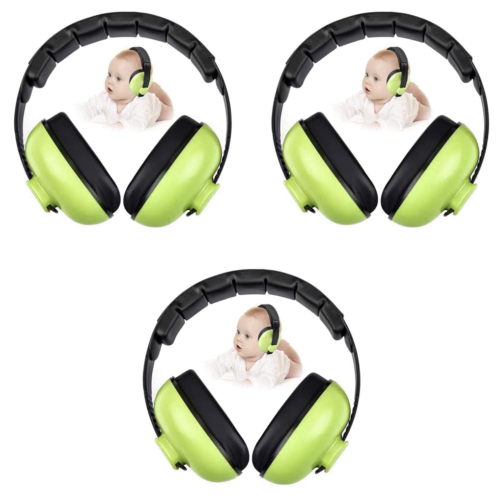 SNOWIE SOFT Ear Muffs for Baby Hearing Protection with Noise Reduction | 3PCS Toddler Set