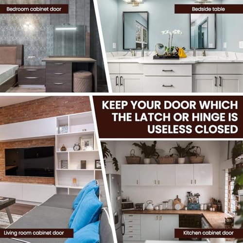 Serplex® 36PCS Magnetic Door Catches for Cabinets and Closets Strong Latches for Cupboards Drawers and Furniture Doors