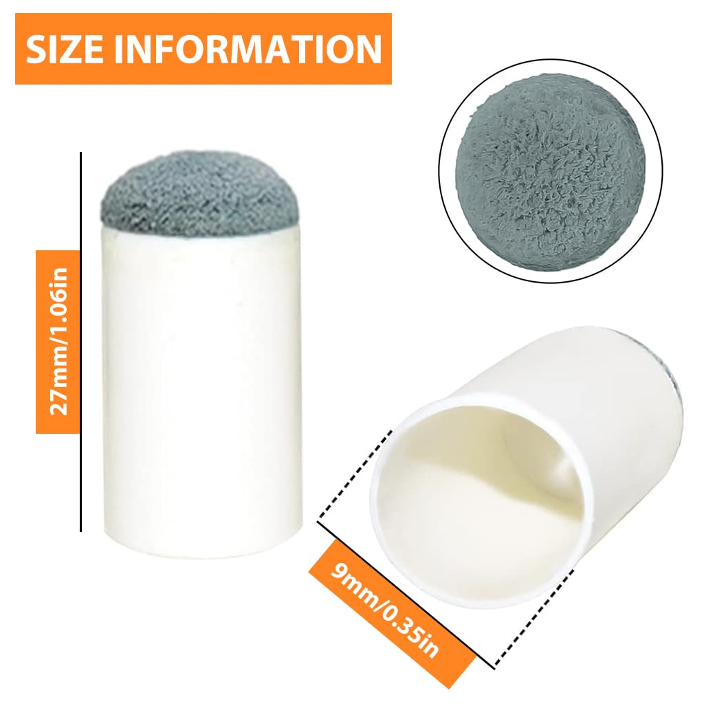 Proberos Snooker Pool Cue Chalk Set with 12pcs Square Blocks for Better Spin and Accuracy