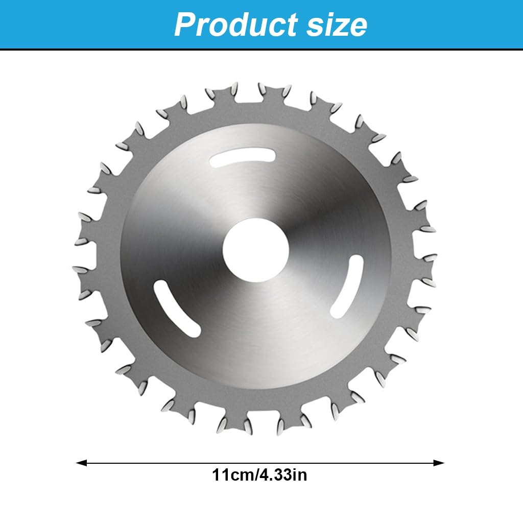 Serplex Carbide Saw Blades for Wood Plastic and Soft Metal with 20 Teeth and Bidirectional Cutting