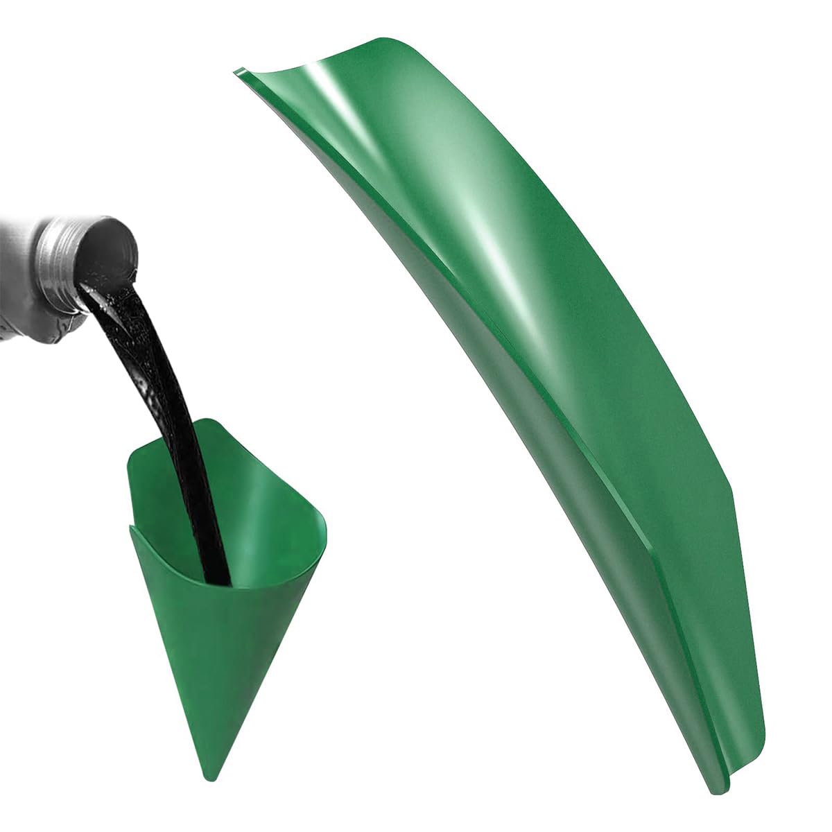 ZIBUYU Fuel Guiding Panel for Gasoline and Oil Transfer featuring Flexible Spill-Proof Design 14.5x6.5 in