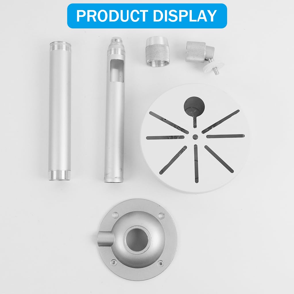 ZORBES Security Camera Mount for CCTV and IP Cameras with 7.8–15.7 in Telescopic Aluminum Arm