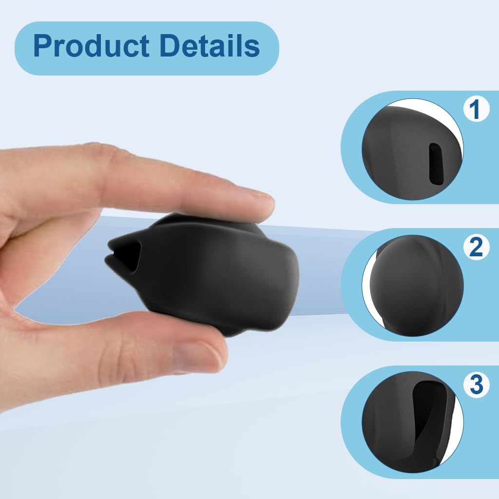 ZORBES Silicone Camera Lens Cover for Insta360 X5 and X4 featuring Contoured Fit | 2PCS Anti Scratch Dust Protection