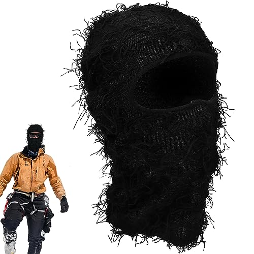 Proberos® Full Face Ski Mask for Men Women, Knitted Balaclava Stylish Winter Face Mask for Skiing Motorcycle Running Riding, Thermal & Windproof