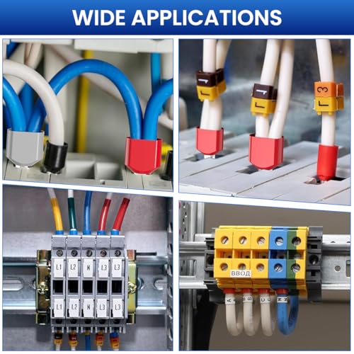 Serplex® 4800PCS Wire Ferrules Terminals Kit 900PCS Single Terminal Connectors 300PCS Double Wire Insulated Non-insulated Ferrules for Electricity Industrial