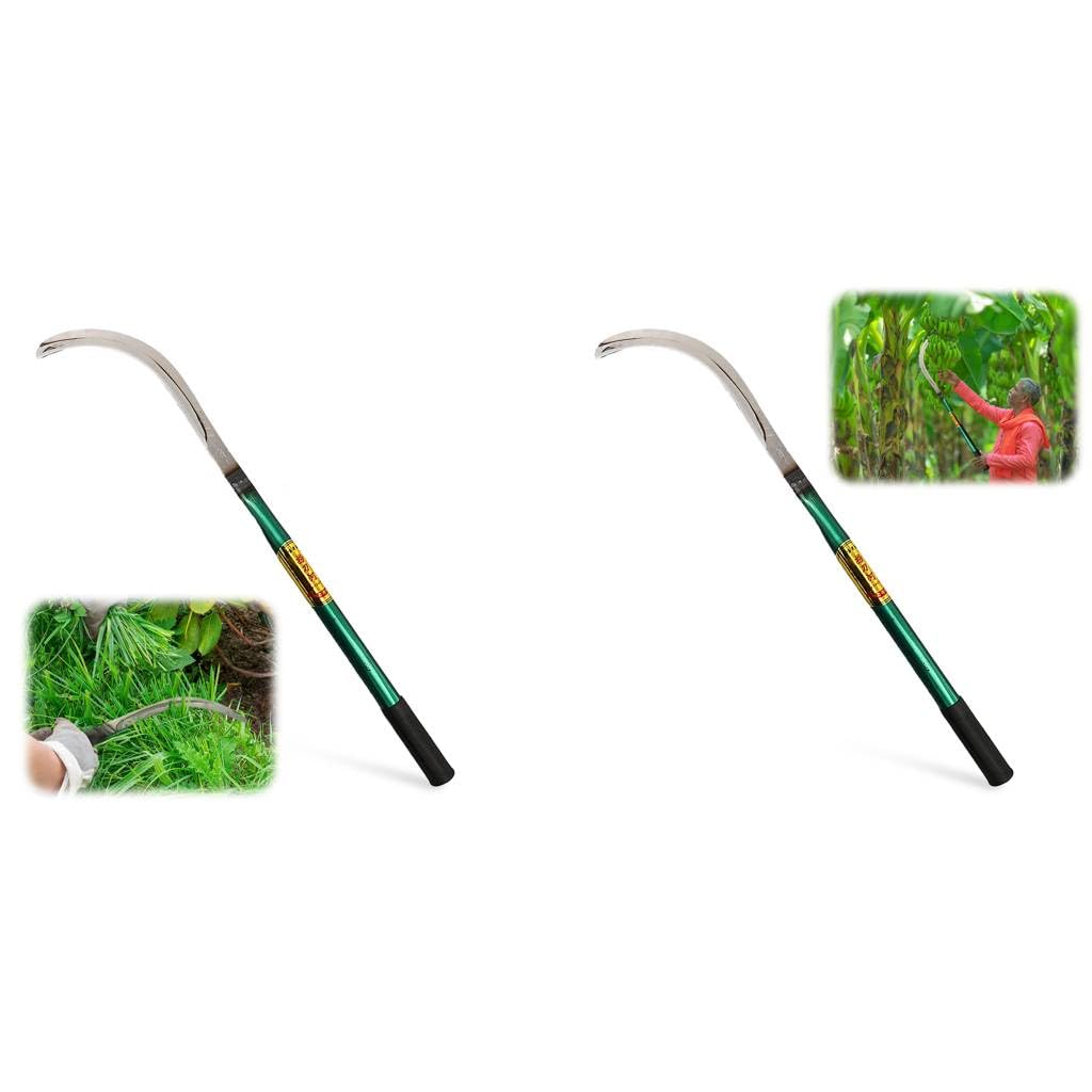HASTHIP Weed Remover Tool for Farming and Banana Harvesting with 40cm Handle | Non Slip Ergonomic Grip