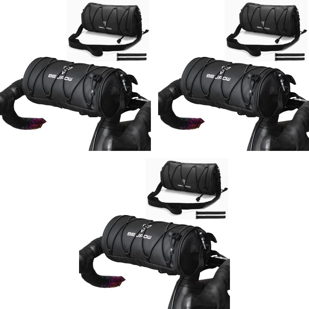 PROBEROS Bike Frame Bag for Cycling Storage with 5L Capacity and PU Waterproof Pouch | Shoulder Strap