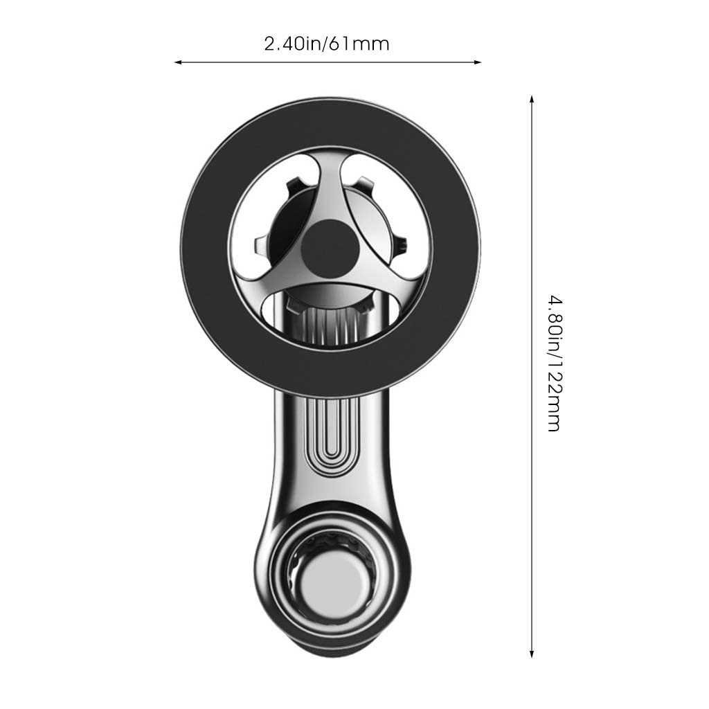 ZORBES Car Phone Mount for MagSafe with 360° Rotatable Arm | Air Vent Holder for 4–7.2 in Phones