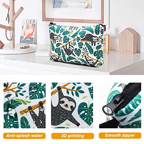 ELEPHANTBOAT® Polyester Multipurpose Organizer Zipper Cartoon Printed Makeup Beauty Cosmetics, Travel Toiletry, Pencil Pouch Bag for Women