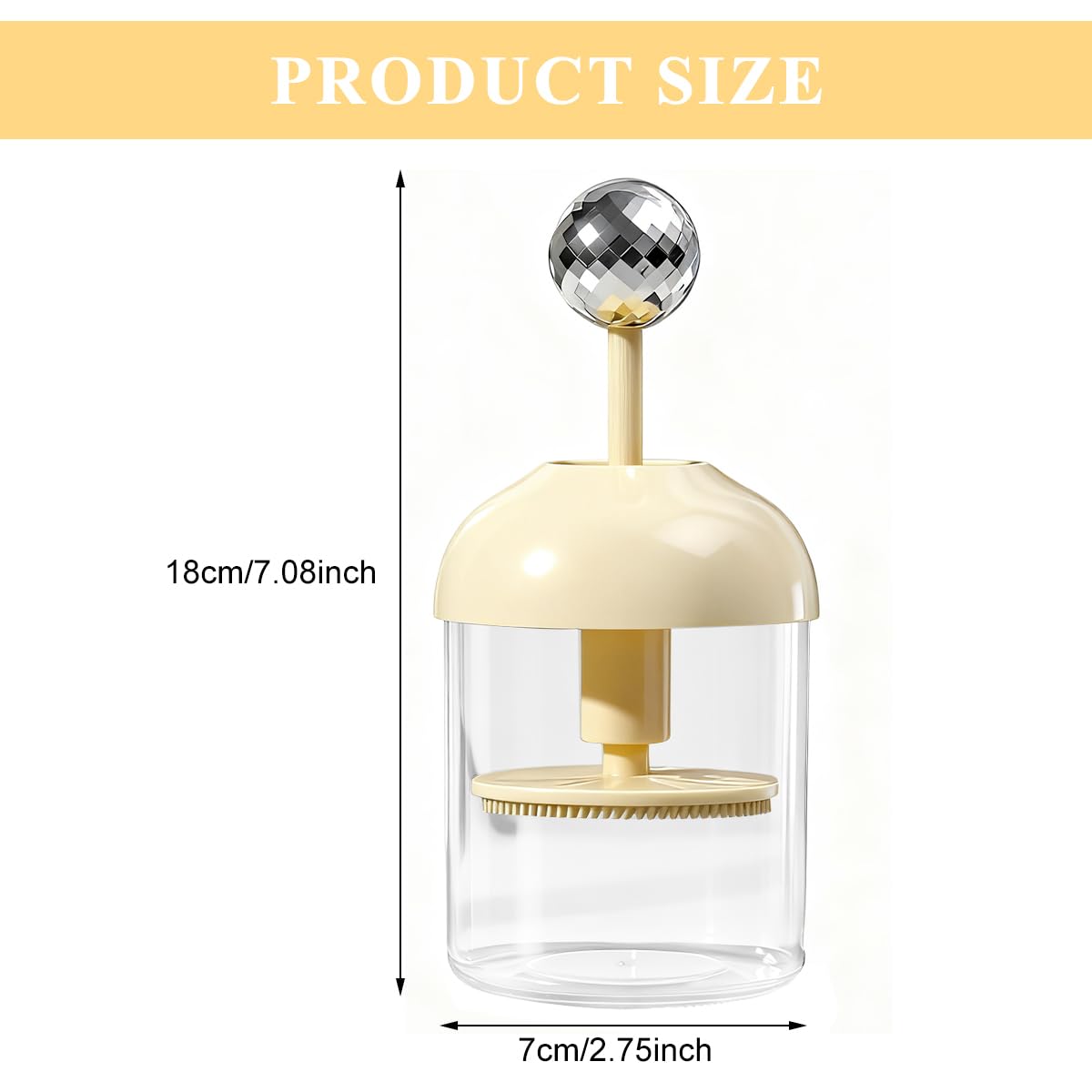 MAYCREATE Face Wash Foams Maker for Gentle Facial Cleansing with Rich Bubble Creation