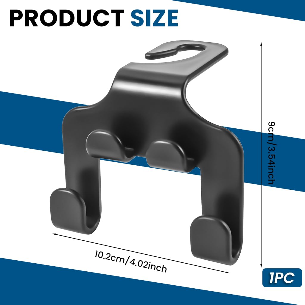 Zibuyu Car Hooks for Bags and Groceries with Space Saving Headrest Design | Interior Organizer
