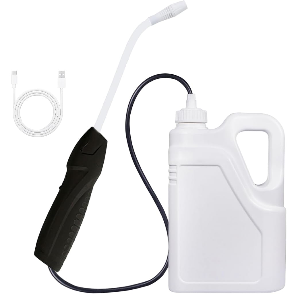 HASTHIP Electric Spray Bottle for Gardening and Cleaning with 2L Capacity | Flexible Gooseneck Nozzle and Adjustable Spray Modes