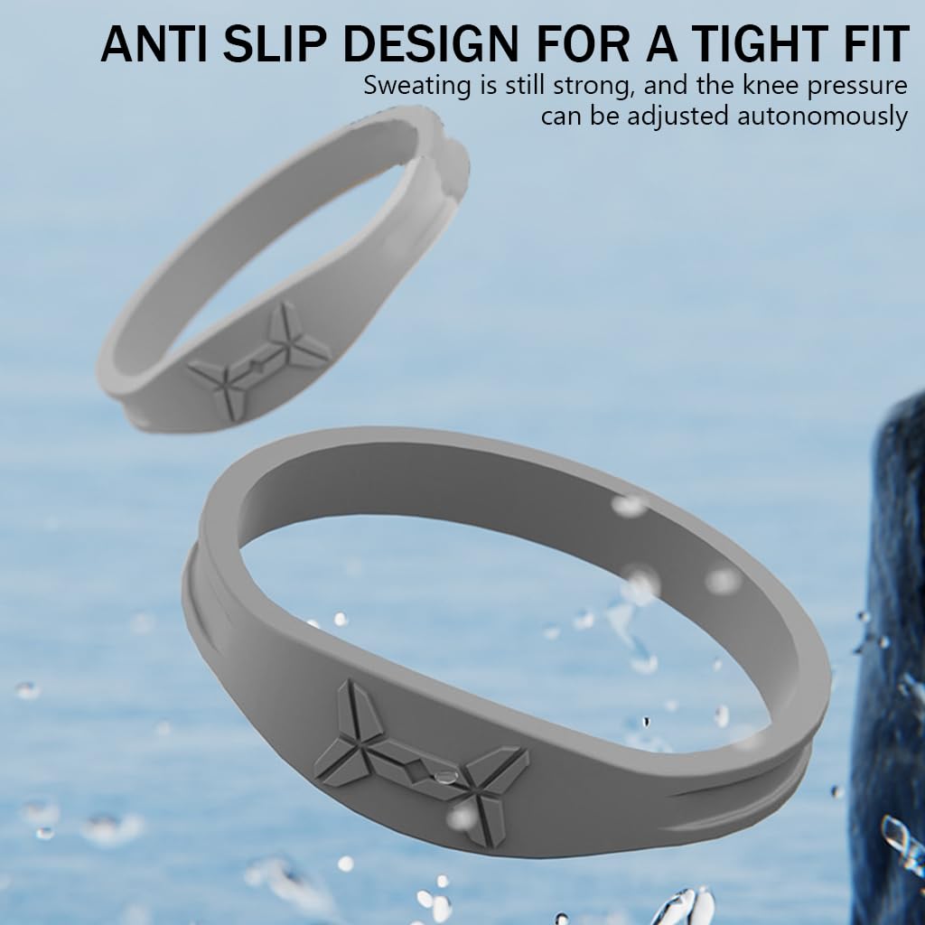 PROBEROS Patella Support Knee Brace for Pain Relief with Silicone Bands | 3 Pairs Unisex