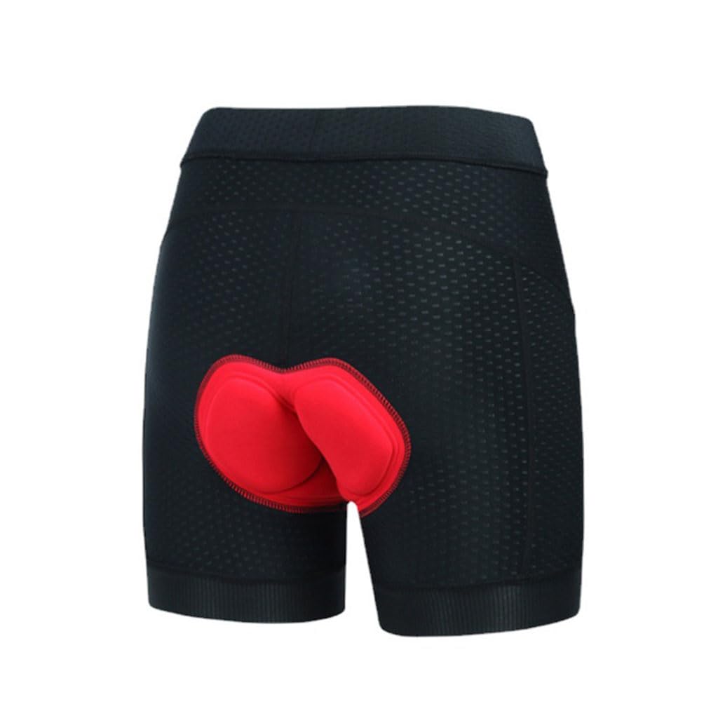 Optifit Women Cycling Shorts for Outdoor Riding with 3D Padded Cushion and Anti Slip Hem | Size M