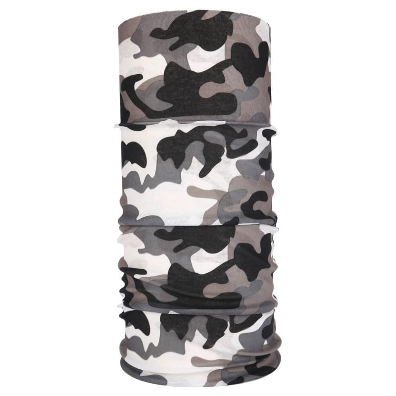 ZIBUYU® Riding Face Mask Neck Gaiter Summer Sun Protection Face Cover Sport Neck Gaiter Stretchy Breathable Polyester Quick Dry Sport Outdoor Printed Face Mask Neck Gaiter