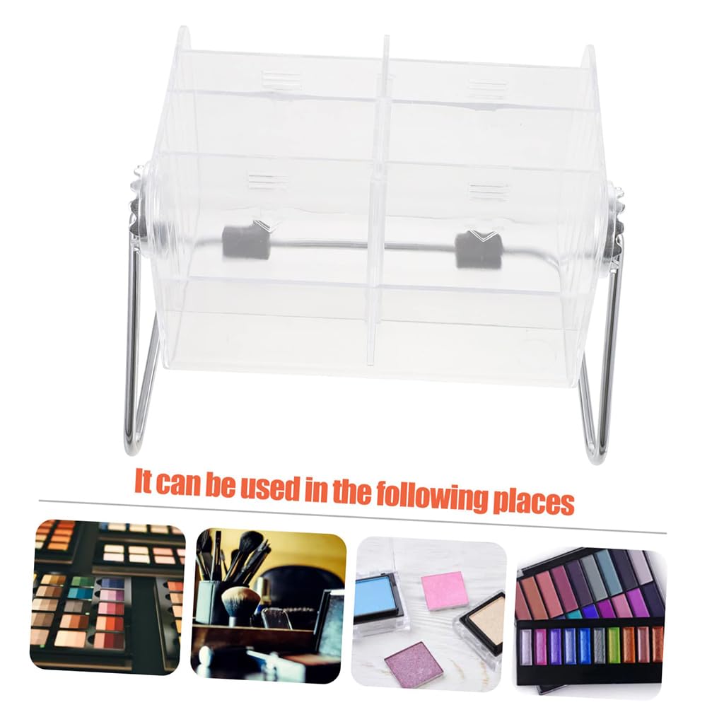 Zibuyu Clear Acrylic Remote Holder for Desk and Table featuring Adjustable Metal Stand | Multi-Functional Organizer for Home and Office