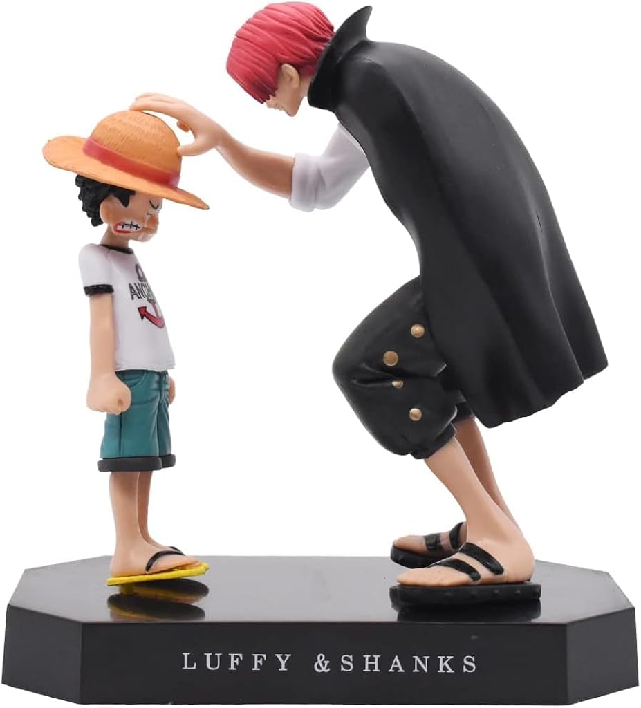 ZIBUYU OnePiece Figures,OnePiece Luffy Anime Heroes Action Figure PVC Figures Collectible Model Ornaments Animations Character Statue for Fans Collectible,Children Gift for Car Bedroom Bedside Table