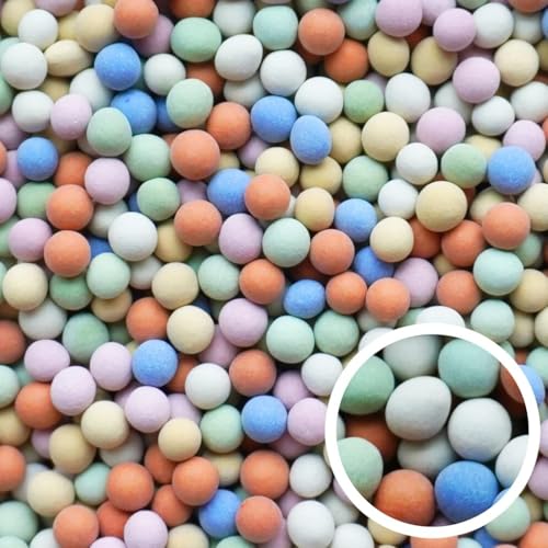 HASTHIP® 1 Pack Colored Ceramsite Clay Balls, 5-8mm Clay Pebbles for Hydroponics Potted Plants, Dia Expanded Clay Aggregate, Hydroponic Growing Media for Planter Drainage