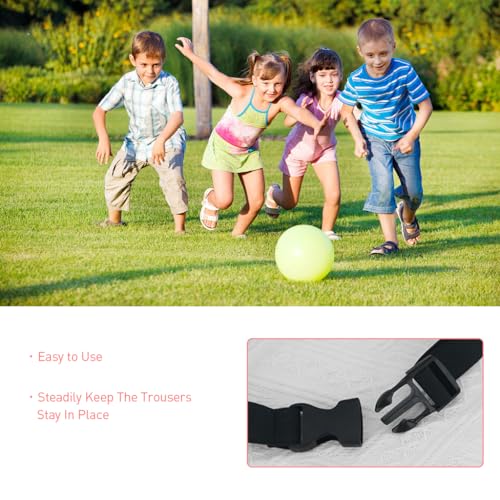 SNOWIE SOFT 2Pcs Kids Belts Elastic Waist Belt Quick Release Kids Waist Belt Uniform Belt Waist for Boys Girls Sport Waist Belt for Baseball Softball