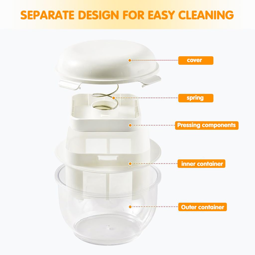 Supvox Yogurt Strainer for Homemade Greek Yogurt with Spring Loaded Press and 3L Capacity | BPA Free Reusable Filter Cup