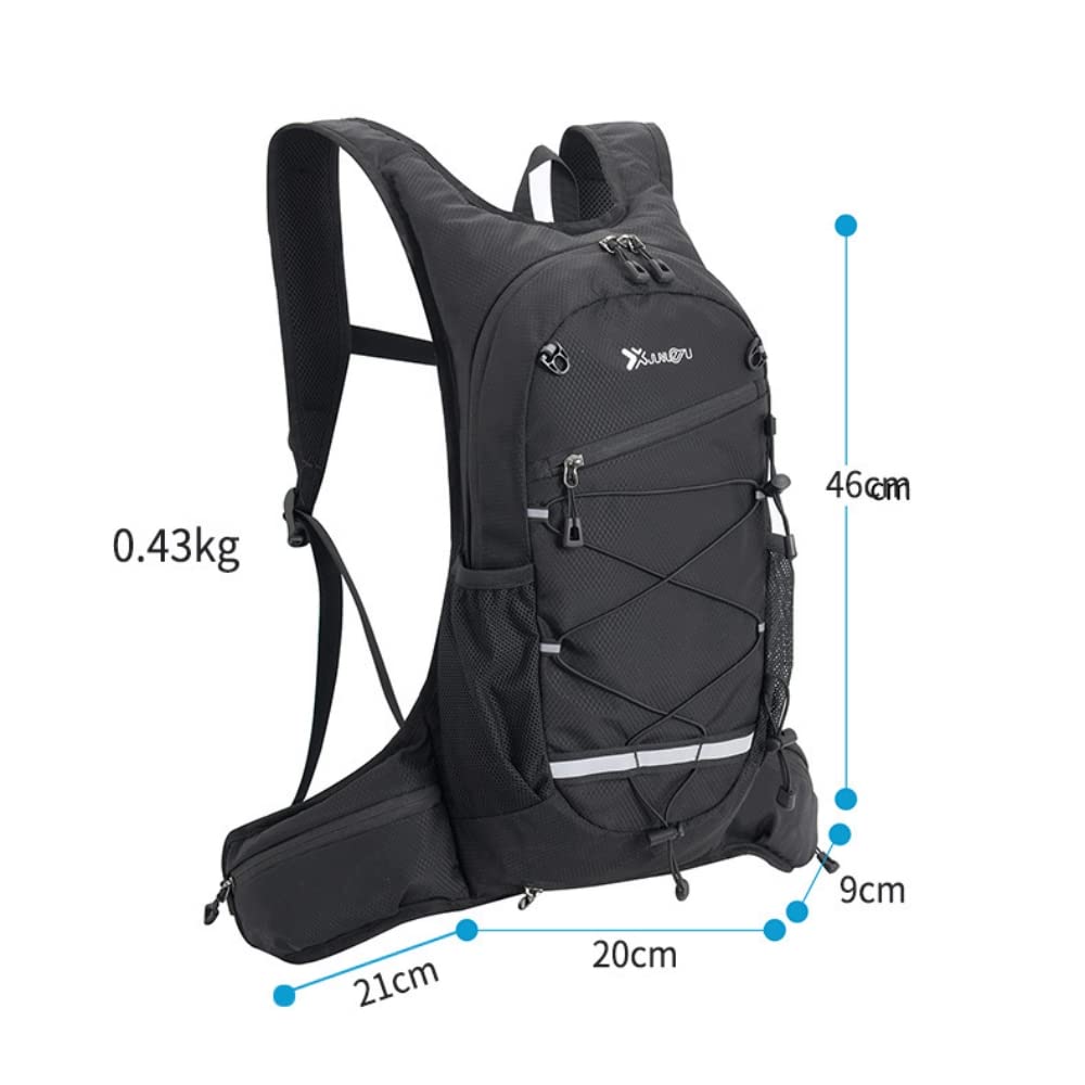Proberos Trekking Backpack for Hiking and Camping with 2L BPA Free Water Bladder | Lightweight Waterproof Pack